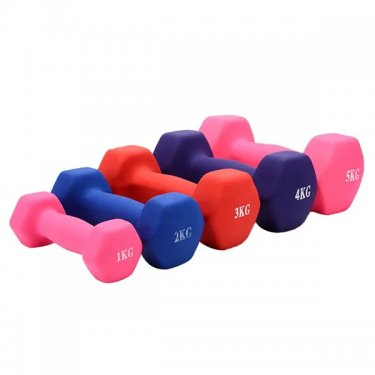 Fixed Colorful Aerobic Dumbbell