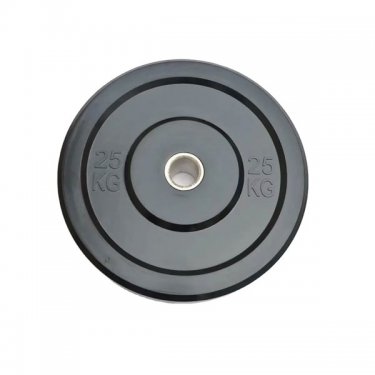 Fixed Black Bumper Weight Plate